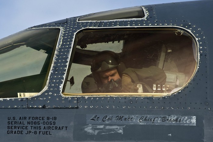 Máy bay ném bom B-1 Lancers thuộc biên chế của Phi đội ném bom số 77